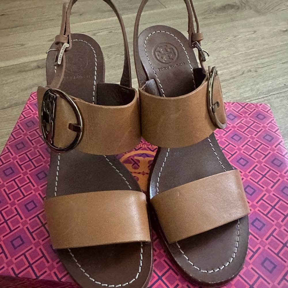 Tory Burch Custom Tan Thames Sandal